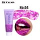 thumbnail image 1 of Purpurina corporal morada gel con purpurina para el rostro con diseño de sirena de Halloween yuxing, 1 of 5