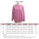 thumbnail image 2 of Sudadera con hombros caídos, cuello redondo para mujer, sudadera con cuello redondo para mujer, parte superior con cuello redondo, ingeniería de precisión, 2 of 2