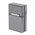thumbnail image 1 of Caja Size aluminio el paquete de 20 unidades antichoque a prueba de salpicaduras y resistente arañazos - Gris CUTICAT caja de cigarrillos, 1 of 8