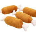 thumbnail image 1 of WIFKLSIIPG 1PC Pet Dog Cat Chicken Legs Plush Toys Interactive Sound Toys, 1 of 7