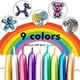 thumbnail image 2 of 100pcs Modelling Balloon 260q Long Balloons For Balloon Animals Twisting Balloons Metallic Balloon Classic Modelling Balloons Long Magic Balloons Pa, 2 of 4