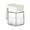 White, variant on Transparent Glass Seasoning Jar with Leak-Proof Seal, Food-Grade Spice Container for Salt, Pepper, and Herbs, Heat-Resistant and Dishwasher-Safe