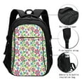 thumbnail image 3 of Balery Vector Mexican Otomi Style Bright Print USB Charging Backpack for Men and Women - Water-Resistant, Anti-Theft Laptop Backpack with USB Port for Travel, Work, School, and College, 3 of 7