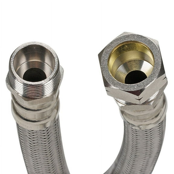 Fluidmaster B2H18 Braided Stainless Steel Water Heater Connector 18"