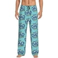thumbnail image 2 of Goofa Best Dad Ever Printed Soft Pajama Pants for Men, Wide Leg Comfy Casual Lounge Yoga Pants-Small, 2 of 9