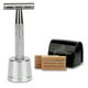 thumbnail image 2 of Rose Gold Razor Classic Double Edge Safety Razor For Mens Shavingwomens Hair Removal Free 10 Shaving Blades, 2 of 4