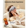 thumbnail image 4 of ibreo MG 3 Eye Massager for Migraine Relief, Heat, Temple Massage, Air Compression and Bluetooth Music Streaming Eye Strain Care Mask Relaxation, 4 of 8