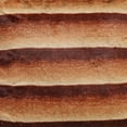 thumbnail image 6 of Home Soft Things Tip Printing Light Faux Fur Throw Pillow Cover Set of 2, 20'' x 20'', Meru Stripe Umber, 6 of 7