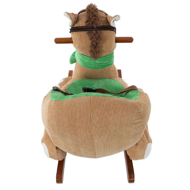 Deer Rocker Baby Rocking Horse Labebe Plush - Female Deer Rocker With Music For ...