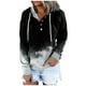 thumbnail image 2 of Pntutb Sudadera de manga larga con capucha y teñido anudado para mujer Blusa informal Tops Pntutb Pntutb-998, 2 of 8