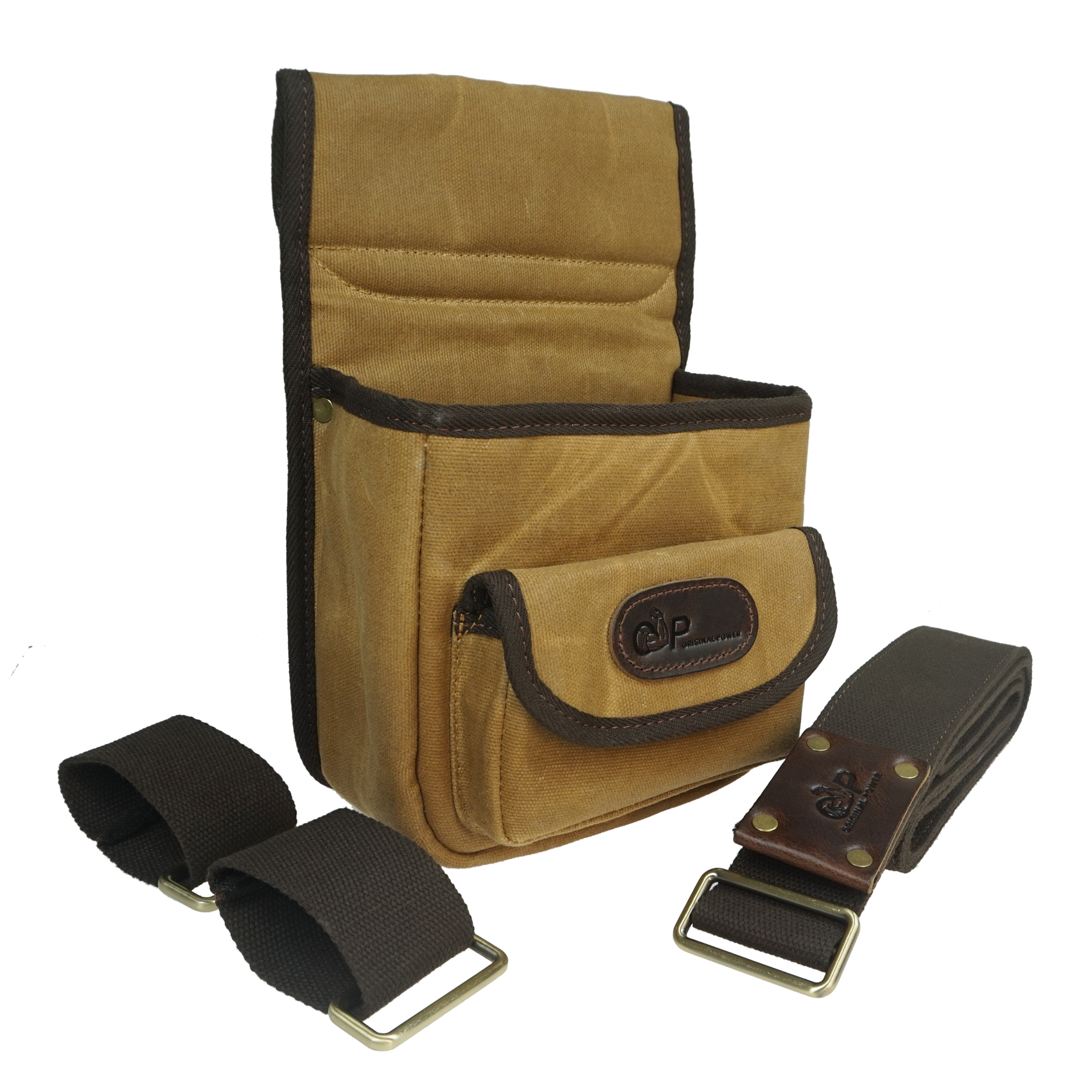 Sporting Clays Shooting Canvas 50+ Cartridge Shell Pouch Waist Ammo Bag