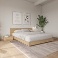 thumbnail image 5 of Satori 4 Piece Low Platform King Bedroom Set in Natural Blonde Oak, 5 of 5