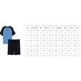 thumbnail image 5 of Men ‘s Summer Pajamas Sets Contrast Color Short Sleepwear Loungewear Pajama Set Home Clothes, 5 of 5