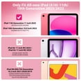 thumbnail image 2 of TiMOVO Case for iPad (A16) 11th Generation 11 Inch 2025, iPad 10th Generation Case 10.9 Inch 2022 with Pencil Holder,Slim Protective Cover with Clear Back Shell,Auto Wake/Sleep, Watermelon Pink, 2 of 8