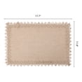 thumbnail image 4 of Farmhouse Placemats Set of 6 Jute Placemats for Dining Table Decor Indoor Outdoor Light Brown 17.7x11.8inch, 4 of 4