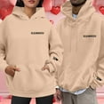 thumbnail image 2 of WENWU Womens Hoodies Long Sleeve Lightweight Pullover for Women Graphic Hoodies for Women Khaki Hoodie Women Fall Essentials Women’S Clothing, 2 of 4