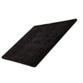 thumbnail image 3 of Living room Bedroom Rug Antiskid Soft Carpet Long Hair Yoga Floor Mat Bedside Cartpet Water Washable black 50*80cm, 3 of 9