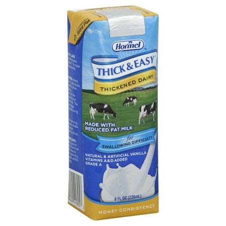 Thick & Easy Clear Thickened Dairy Beverage 41805 8 oz Case of 27, Clear Milk