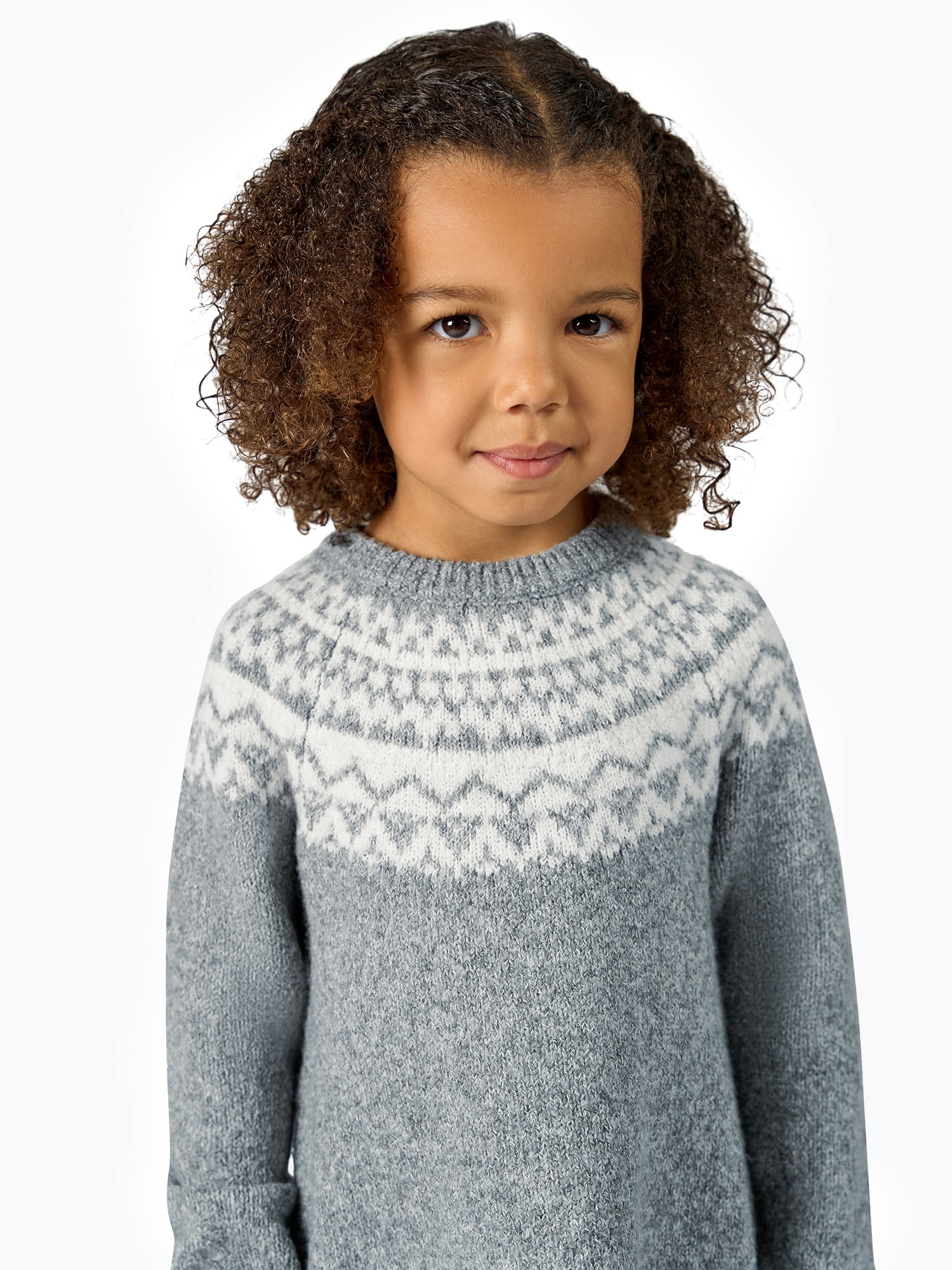 Modern Moments by Gerber Toddler Girl Raglan Sleeve Sweater Knit Dress, Sizes 12M-5T