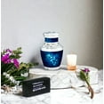 thumbnail image 6 of JAGASY Blue Urn for Human Ashes - Sky Blue Urn for Ashes Adult Male & Female - Funeral Urns for Sister - Memorial Cremation Urns for Brother - ( 3 Inch ), 6 of 7