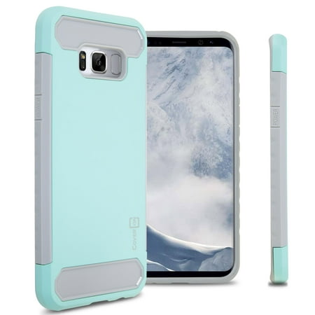 - CoverON Samsung Galaxy S8 Plus Case, Arc Series Hybrid Phone Cover with Carbon Fiber Accents