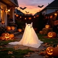 thumbnail image 3 of Clearance! 30" Halloween Ghost Decorations Outdoor Decor, Light-Up Freestanding Spooky Ghost Dog with Remote | Halloween Ghost Dog for Front Door Porch Yard Lawn Home Party, 3 of 6