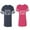 Men Navy / Women Pink, variant on Papa Mama Bear Matching Couple Cotton Jerseys (Men Navy / Women Purple) (Men XXL / Women L)