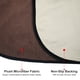 thumbnail image 4 of Funda de asiento de coche DECKALY, impermeable y antideslizante, 75 x 142 cm, color marrón, 4 of 7
