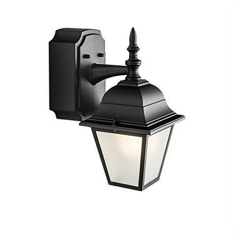 Portfolio GFCI 11.81 in H Black Outdoor Wall Light Walmart
