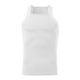 thumbnail image 4 of tarylea Men's Sleeveless Knitted Shirts Square Neck Wide Strap Tank Tops Solid Color Slim Fitted Tops Casual Stretch Summer Outwear Shirts, 4 of 4