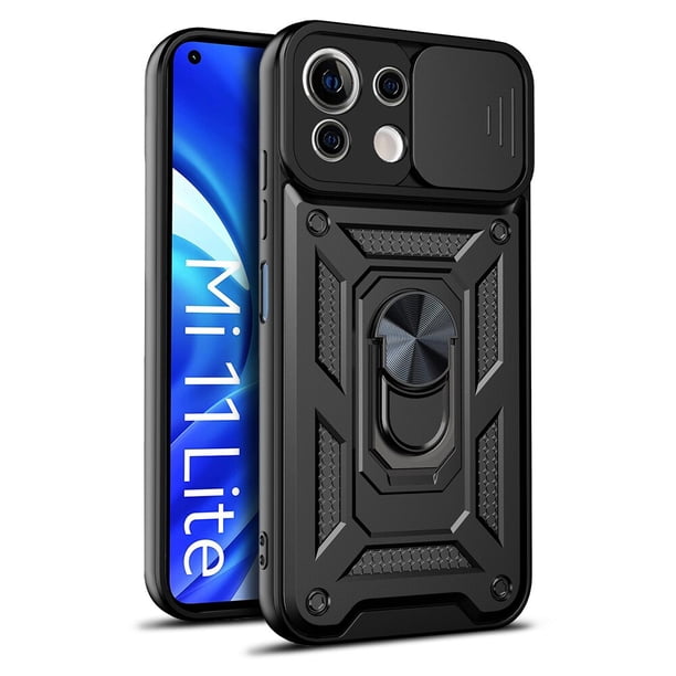 Funda KEYSION a prueba de golpes para Xiaomi Mi 11 Lite 5G NE 11T 12 X, funda protectora para teléfono con cámara Push Pull para POCO M4 Pro F3 X3 F4 GT Tan Jianjun unisex