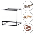 thumbnail image 4 of REPTI ZOO Terrario para Reptiles de 91 Lt. 45cm X 45cm X 45cm. Ventilación superior, puerta frontal, para reptiles, anfibios, insectos, arácnidos y más. REPTI ZOO Terrario armado serie RHK, 4 of 12