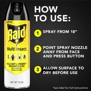 Raid Multi Insect Killer 7, Indoor & Outdoor Bug Spray, 15 oz