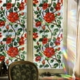 thumbnail image 7 of Window Privacy Film, Magnolia Stained Glass Window Clings Holographic Prism Bathroom Decorative Stickers Home Window Tint Sun Blocking Static Cling Door Covering 16.93" x 39.37 ", 7 of 7