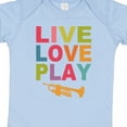 thumbnail image 4 of Inktastic Live Love Play the Trumpet Boys or Girls Baby Bodysuit, 4 of 5