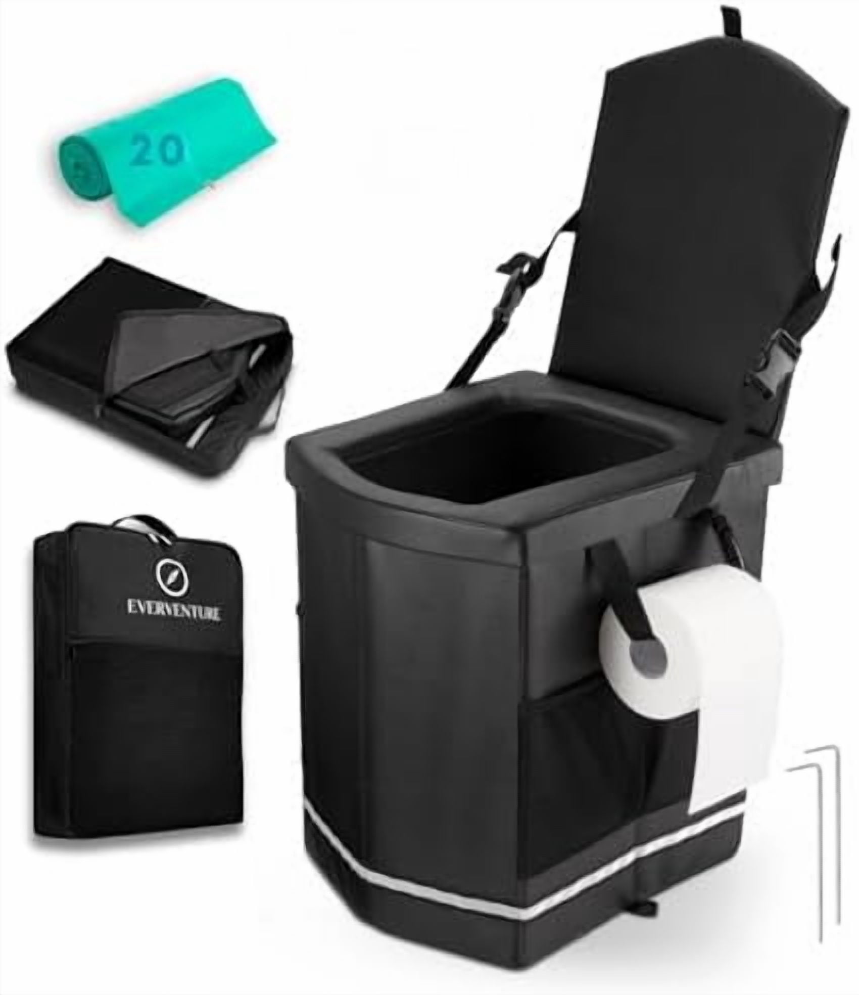 Reliance 2683-13 Double Doodie Disposable Portable Toilet Waste