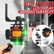 Best Robo Laser Levels - 4D 16 Lines 6000mAh Laser Level Green Laser Review 