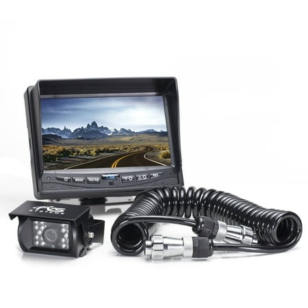 Rear View Camera System, 1 Camera Setup with Trailer Tow Quick Connect/Disconnect
