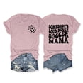 thumbnail image 2 of Trendfront Womens Soccer Mama T Shirt Somebody Loud Mouth Soccer Mama Back Print Short Sleeve Sports Fan Graphic Tees, 2 of 5