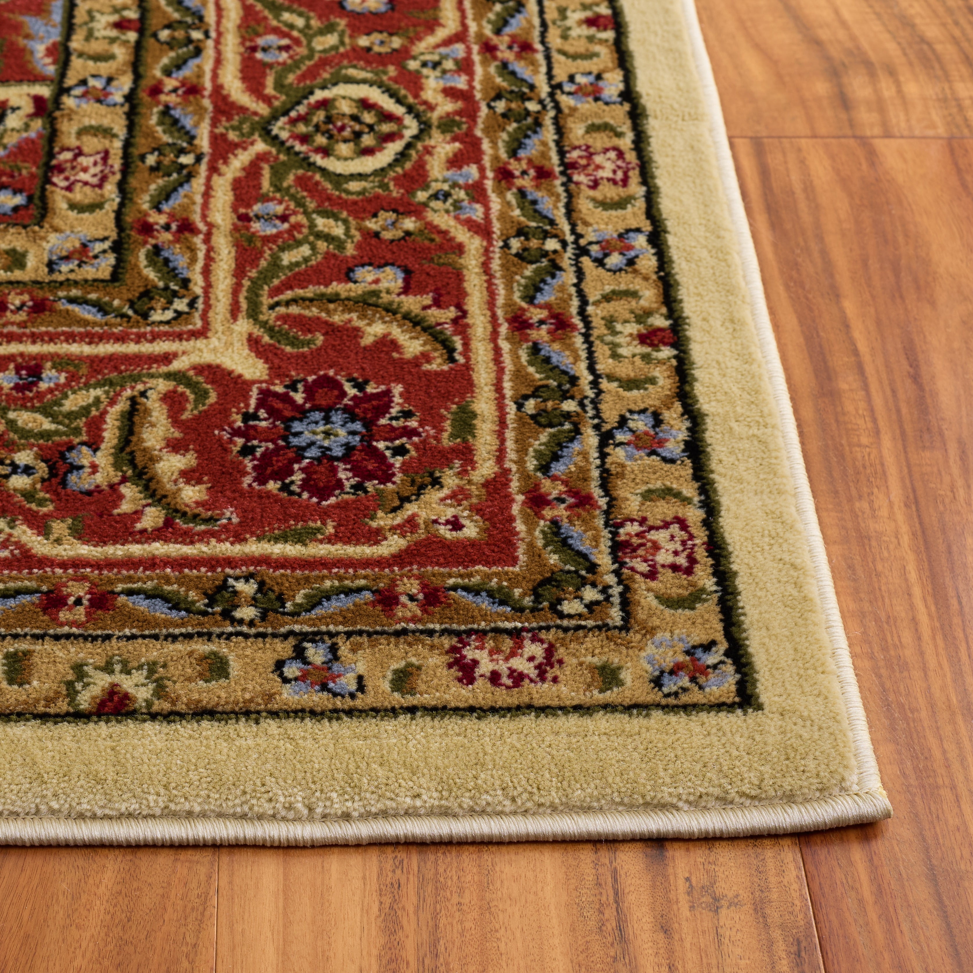 Safavieh Lyndhurst Miranda Floral Area Rug, Ivory/Rust, 6' x 8'