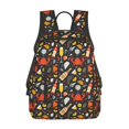 thumbnail image 1 of Fotbe Seafood And Drinks Mochila Ligera para Hombres y Mujeres - Duradera y Resistente al Agua, Ideal para Escuela, Trabajo, Viajes y Uso Diario, 1 of 7