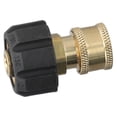 thumbnail image 3 of Pressure Washer Quick Connect Fitting M22 15mm To 1/4 Inch Pressure Washer Hose Gun Adapter Brass Washer Quick Release Connector, 3 of 12