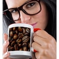 thumbnail image 2 of 3drose, Photography of Coffee Bean Espresso Drink Food, 15oz Two-tone Red Mug, 2 of 6