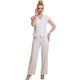 thumbnail image 1 of Conjunto 2 Piezas Elegante, Chaleco con Botones y Pantalón de Pierna Amplia, Look Sofisticado para Mujer, 1 of 5