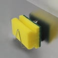 thumbnail image 2 of Inteprter Adhesión magnética de fácil instalación | Soporte para esponja de fregadero para cocina y baño Soporte para esponja Organizadores de utensilios de cocina Plata 6x5.5x6cm, 2 of 6