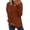 Caramel, variant on WIHOLL Sweatshirt for Women Crewneck Long Sleeve Shirts Curved Hem Lightweight Sweaters Fall Clothes
