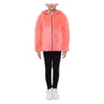 thumbnail image 6 of Rokka&Rolla Girls' Reversible Jacket Fleece Lined Puffer Coat, 6 of 12