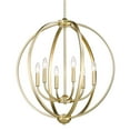 thumbnail image 2 of Golden Lighting 3167-6 OG Colson 6 Light Chandelier, Olympic Gold, 2 of 4