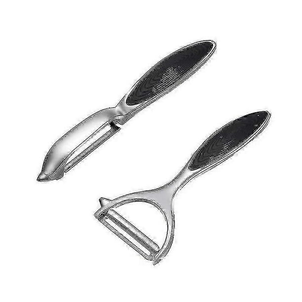 Potato Peelers For Kitchen Fruit Veie Carrot Peeler Good Grips Swivel Peeler Y Shape And I Shape Stainless Steel Potatoes Peeler With Ergonomic Non- -