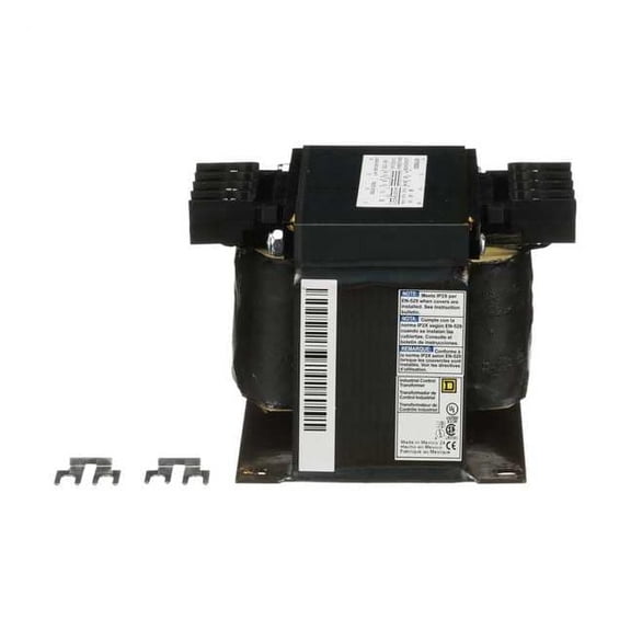 Square D Control Transformer, 500 VA, Not Rated, 120V AC, 208V AC 9070T500D3